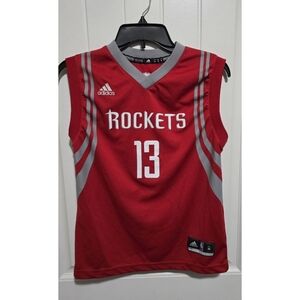 Boys Youth Medium 12 Adidas Jersey James Harden Red 13 Basketball